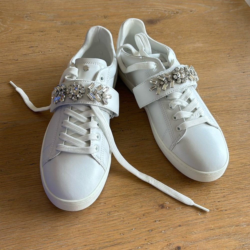 Stuart Weitzman white sneakers
